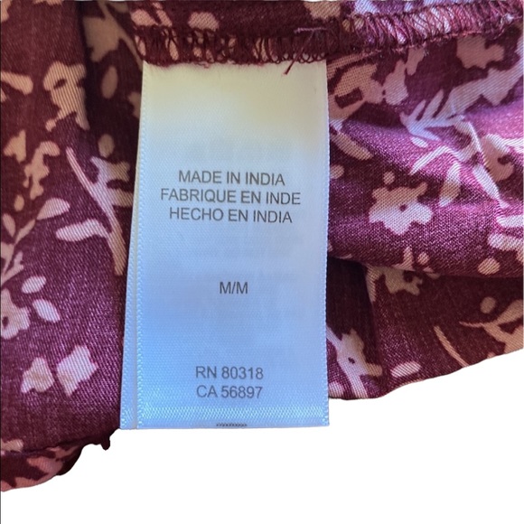 Lucky Brand Purple Short Sleeved Top - Picture 8 of 13